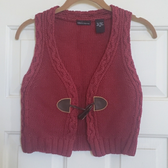 Moda International Sweaters Vintage Victorias Secret Burgundy